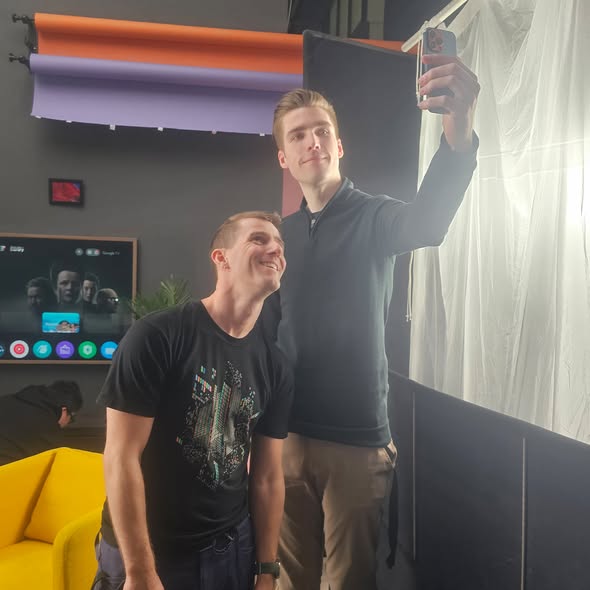 Linus and Lukas selfie